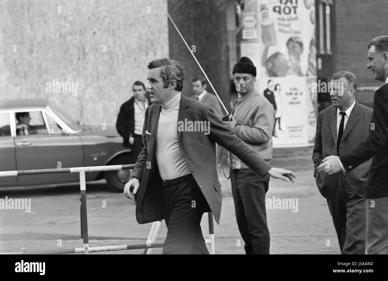 Chefredakteur des Axel-Springer-Verlag Peter Boenisch in Hamburg, 1968 Stockfoto