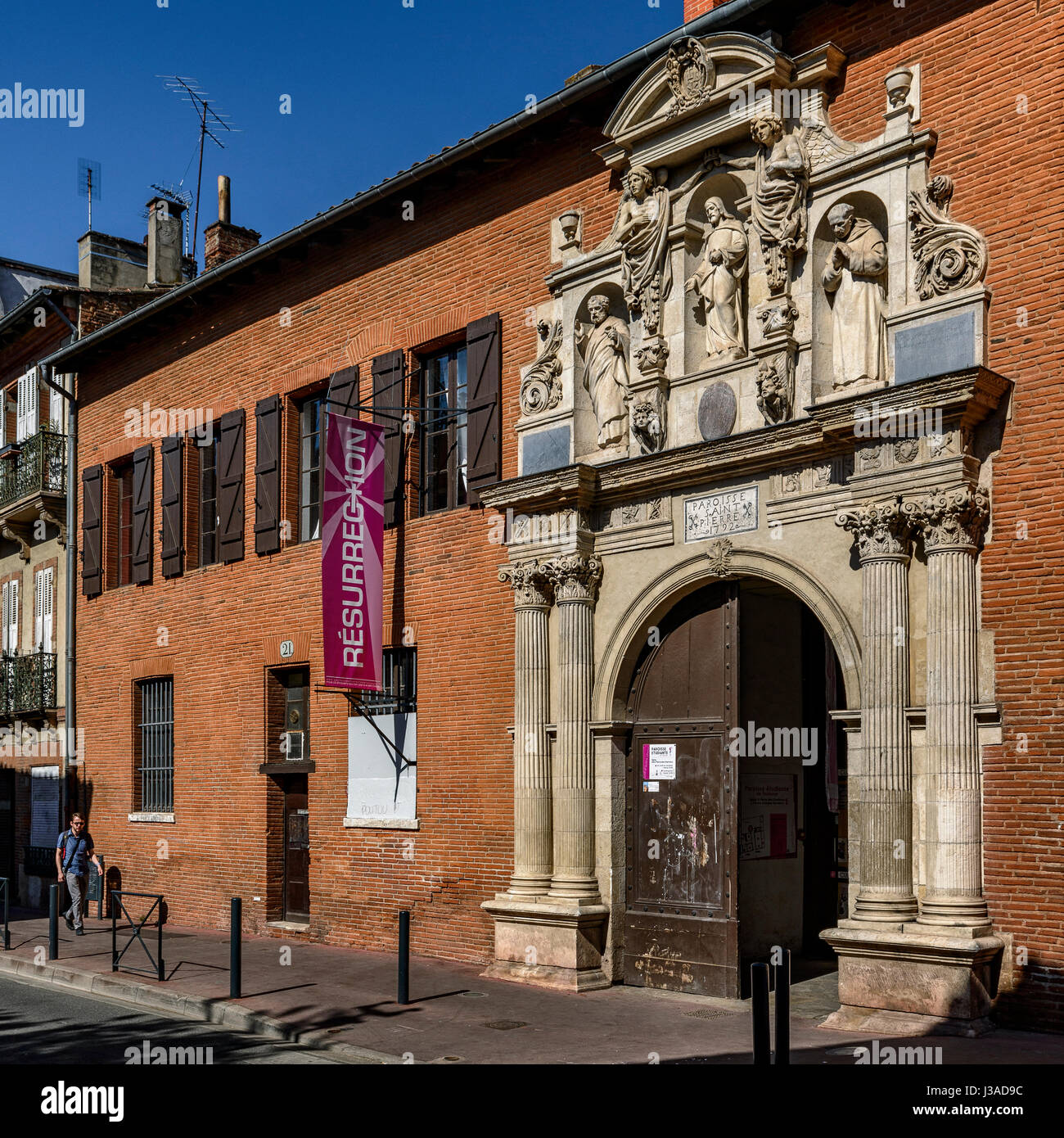 Kirche von Saint-Pierre-des-Chartreux von der französischen Stadt Toulouse, Frankreich, Europa Stockfoto