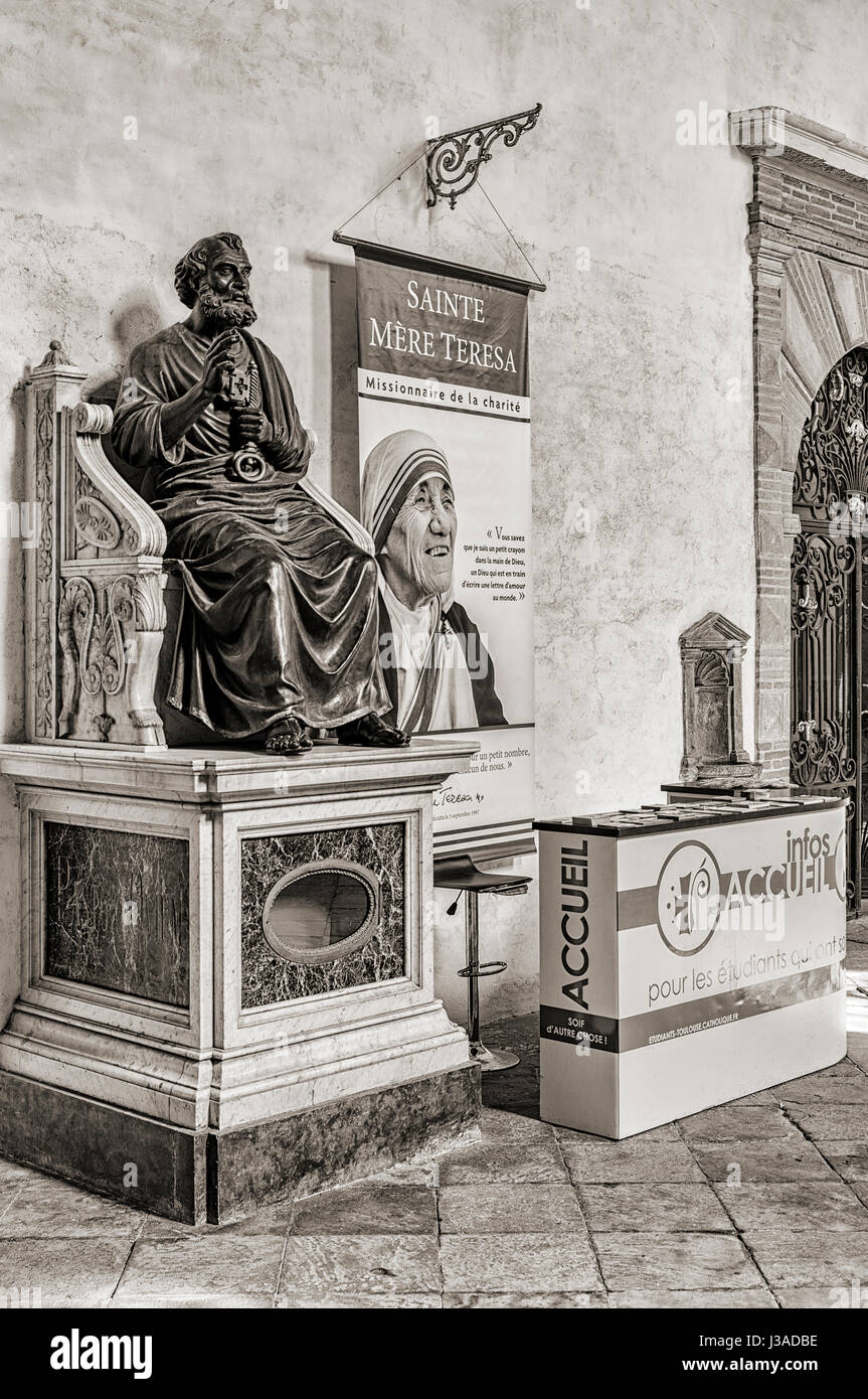 Kirche von Saint-Pierre-des-Chartreux von der französischen Stadt Toulouse, Frankreich, Europa Stockfoto