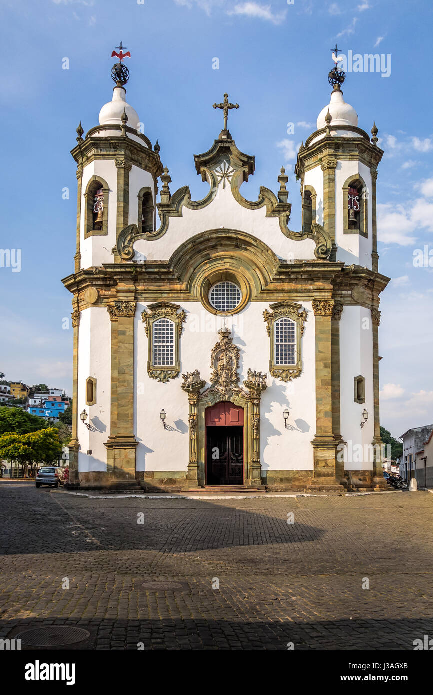 Nossa Senhora do Carmo Kirche - Sao Joao Del Rei, Minas Gerais, Brasilien Stockfoto