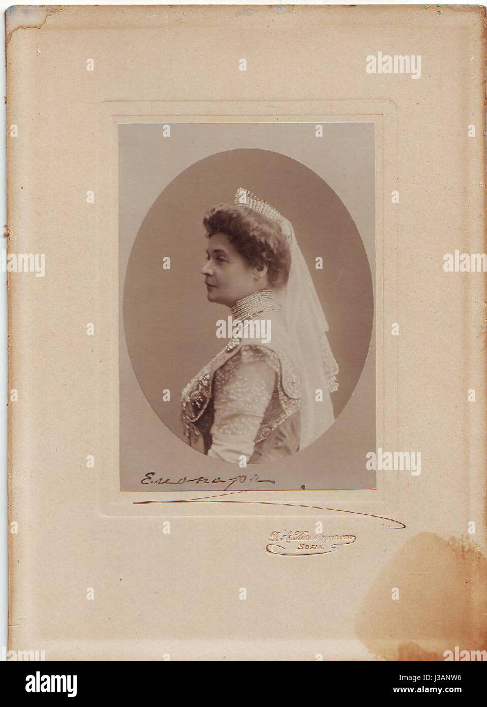 Eleonora von Bulgarien Porträt Stockfoto