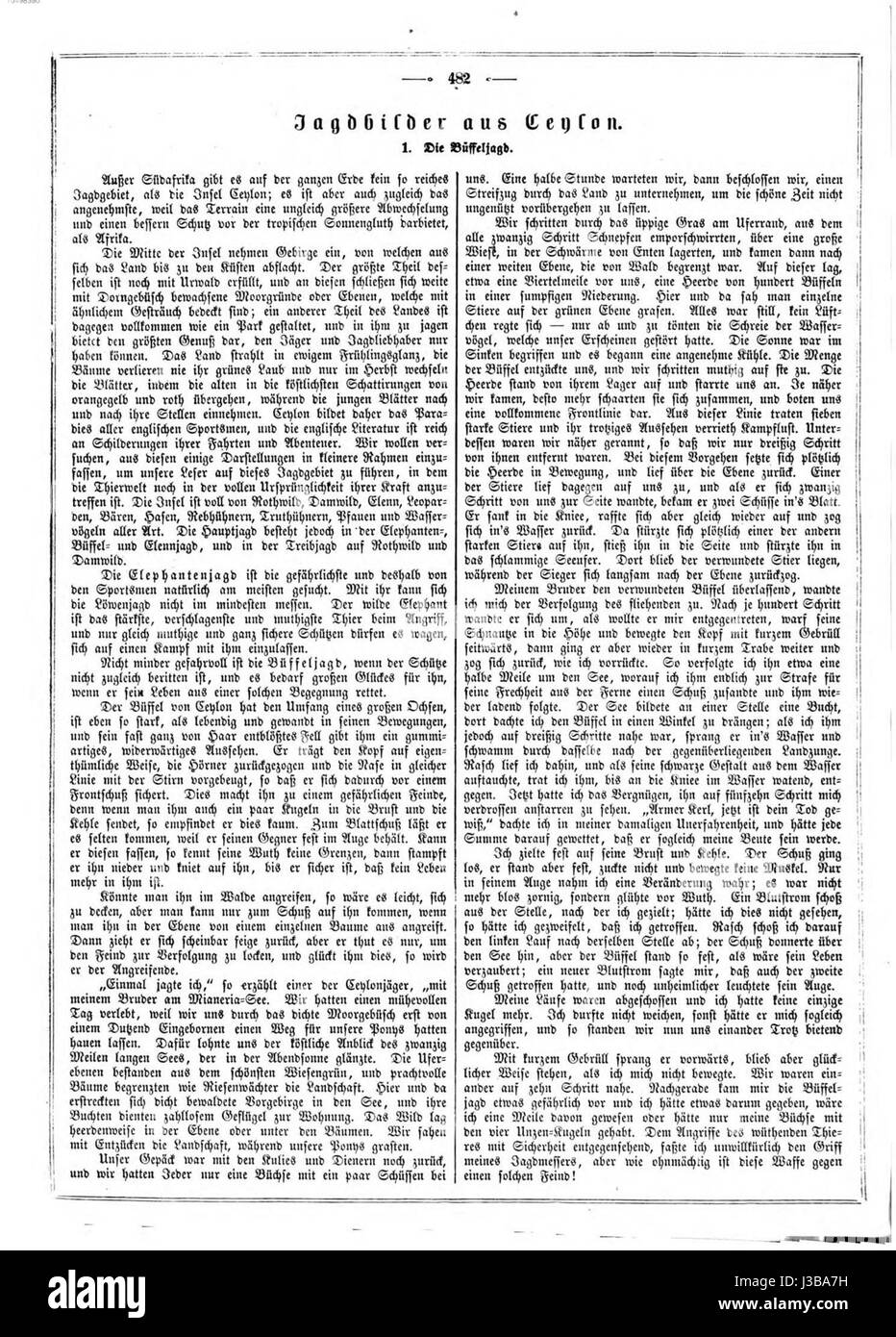 Die Gartenlaube war eine der bekanntesten Zeitschriften des 19. Jahrhunderts. Band 482 aus dem Jahr 1857 enthält eine Vielzahl von illustrierten Artikeln über Kultur, Literatur und Gesellschaft der Zeit. Stockfoto