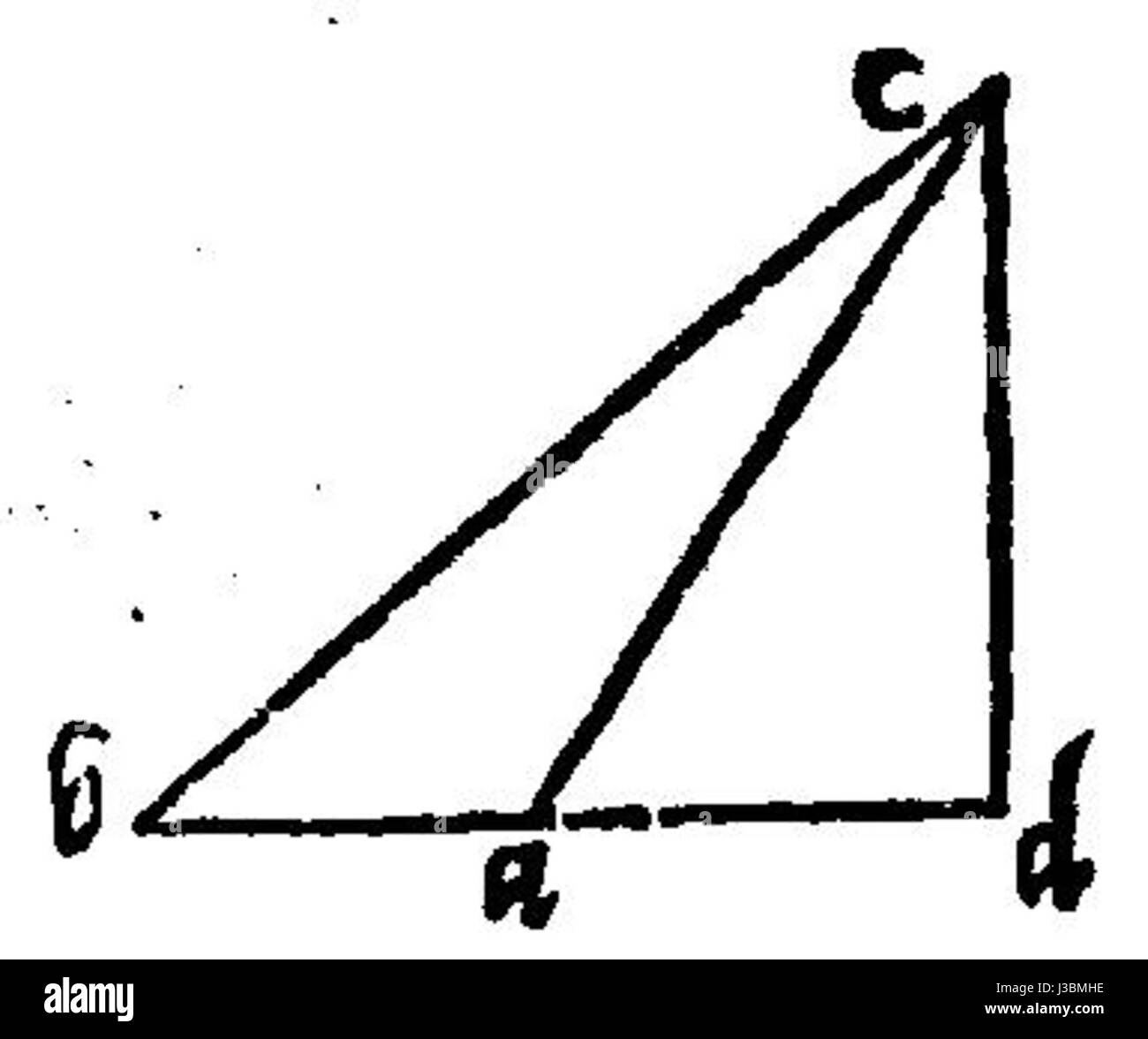 Euclid 048r ein Stockfoto