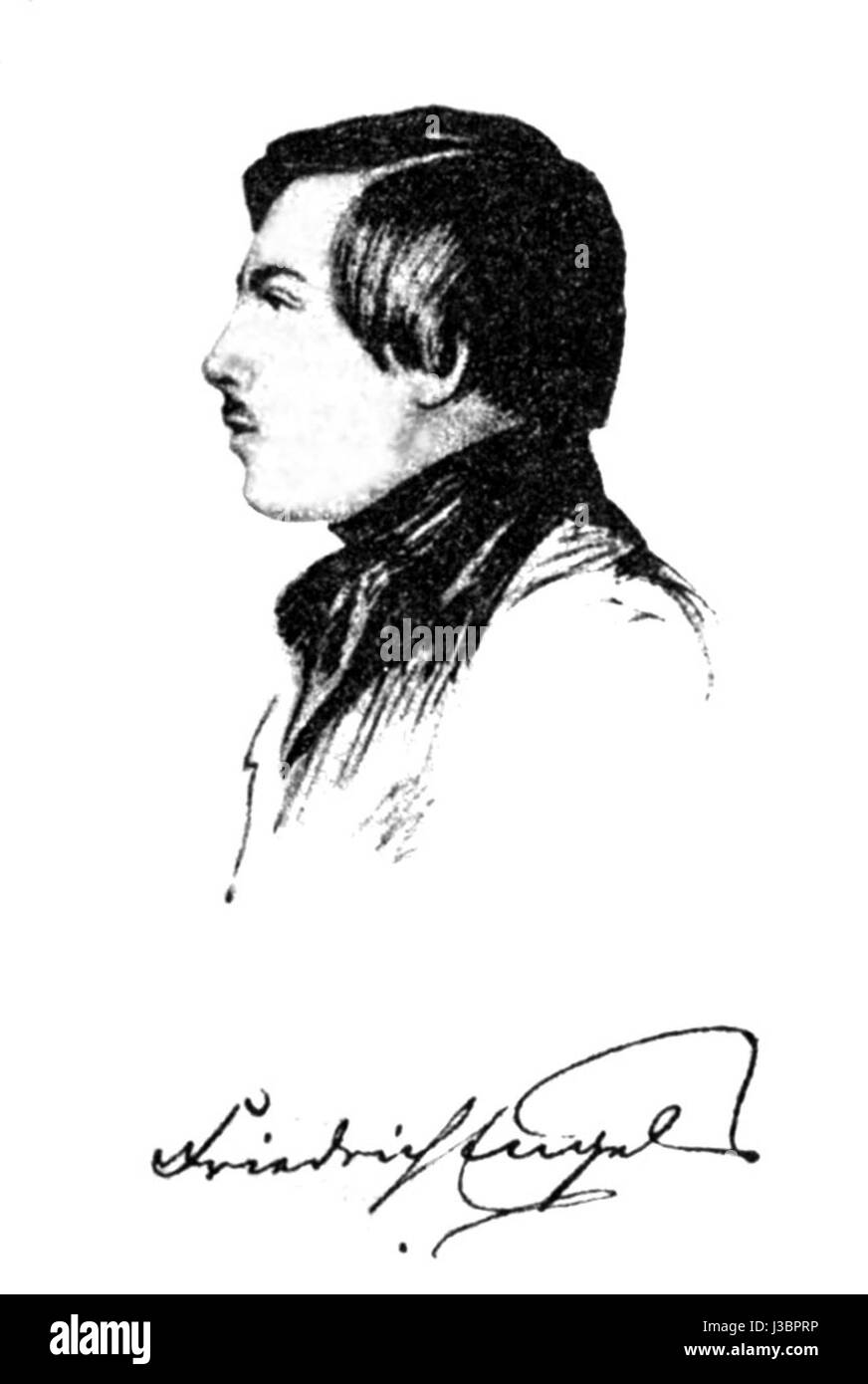 Engels-1836 Stockfoto