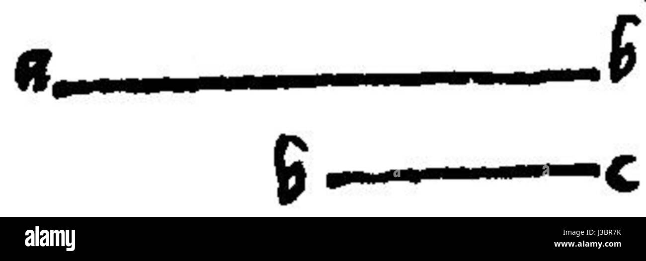 Euklid 039v d bezieht sich auf eine bestimmte Ausgabe oder Handschrift von Euklids Elementen, möglicherweise aus einer historischen oder wissenschaftlichen Sammlung, die einen Nachweis über die euklidische Geometrie und ihren Einfluss auf die Mathematik liefert. Stockfoto
