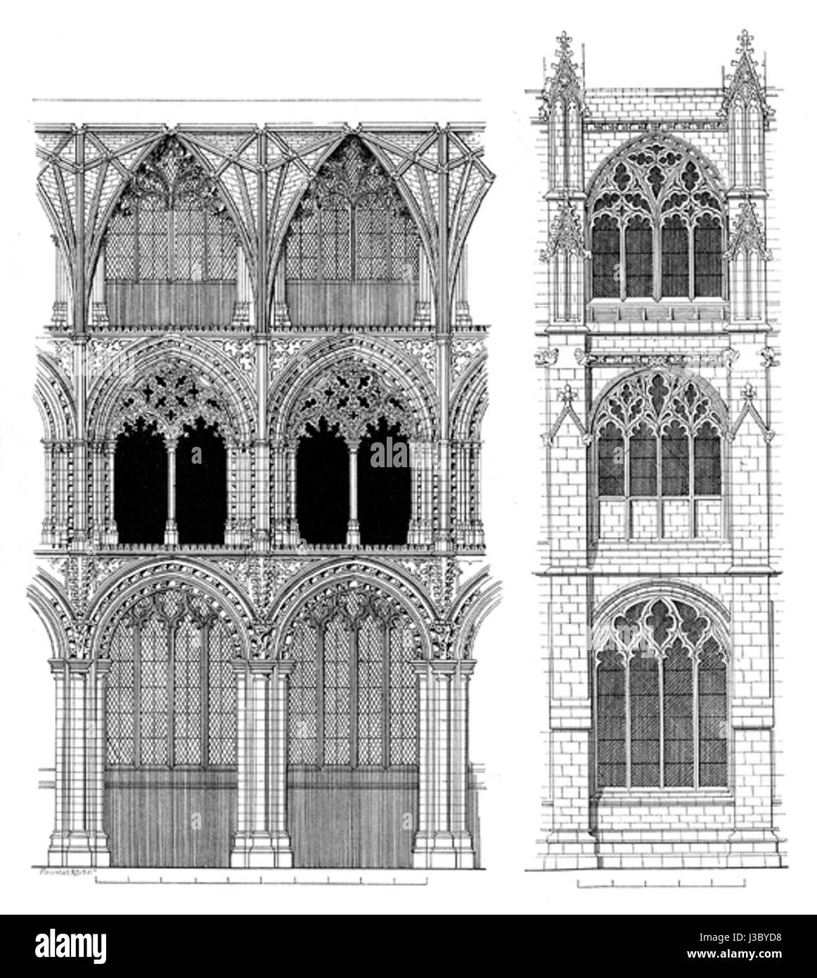 Ely Elev Dehio ist ein Verweis auf ein bestimmtes architektonisches Merkmal oder Design, das einem historischen Gebäude oder Monument zugeschrieben wird. Es könnte sich auf ein Höhendesign eines renommierten Architekten oder eine Ära von architektonischer Bedeutung beziehen. Stockfoto