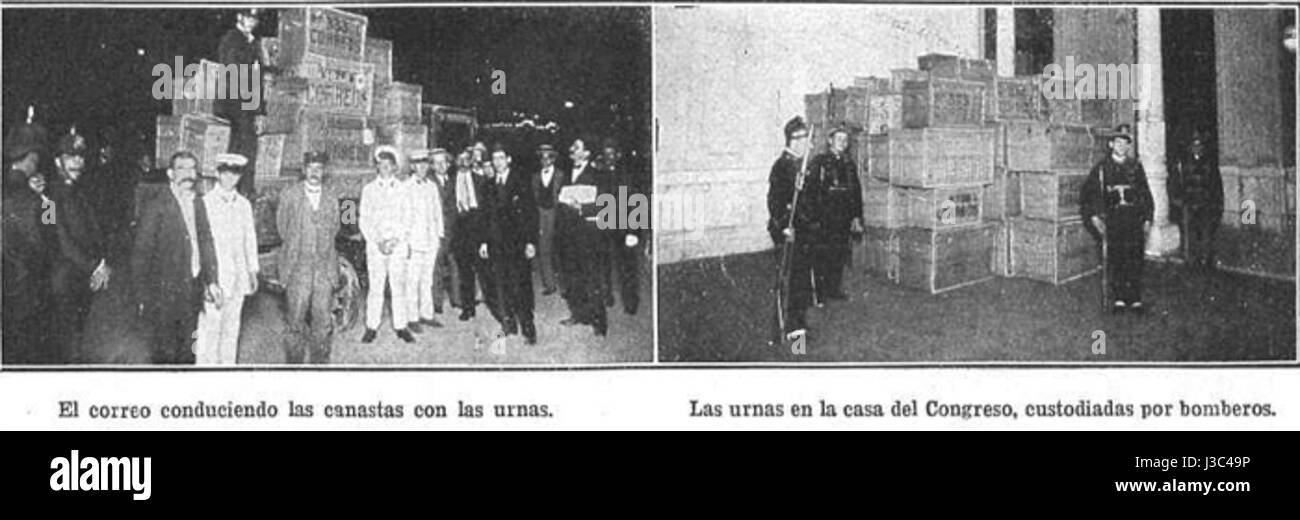 Die argentinischen Senatswahlen 1913 waren ein wichtiges politisches Ereignis, das die politische Landschaft und die demokratischen Prozesse des Landes während dieser Zeit widerspiegelte. Stockfoto