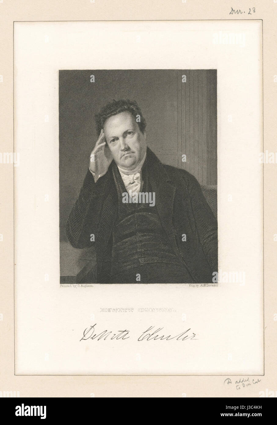 DeWitt Clinton (NYPL b12349140 422948) Stockfoto