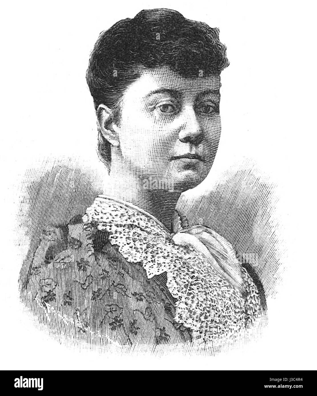 Ellen Jolin Idun 1892, Nr. 50 Stockfoto