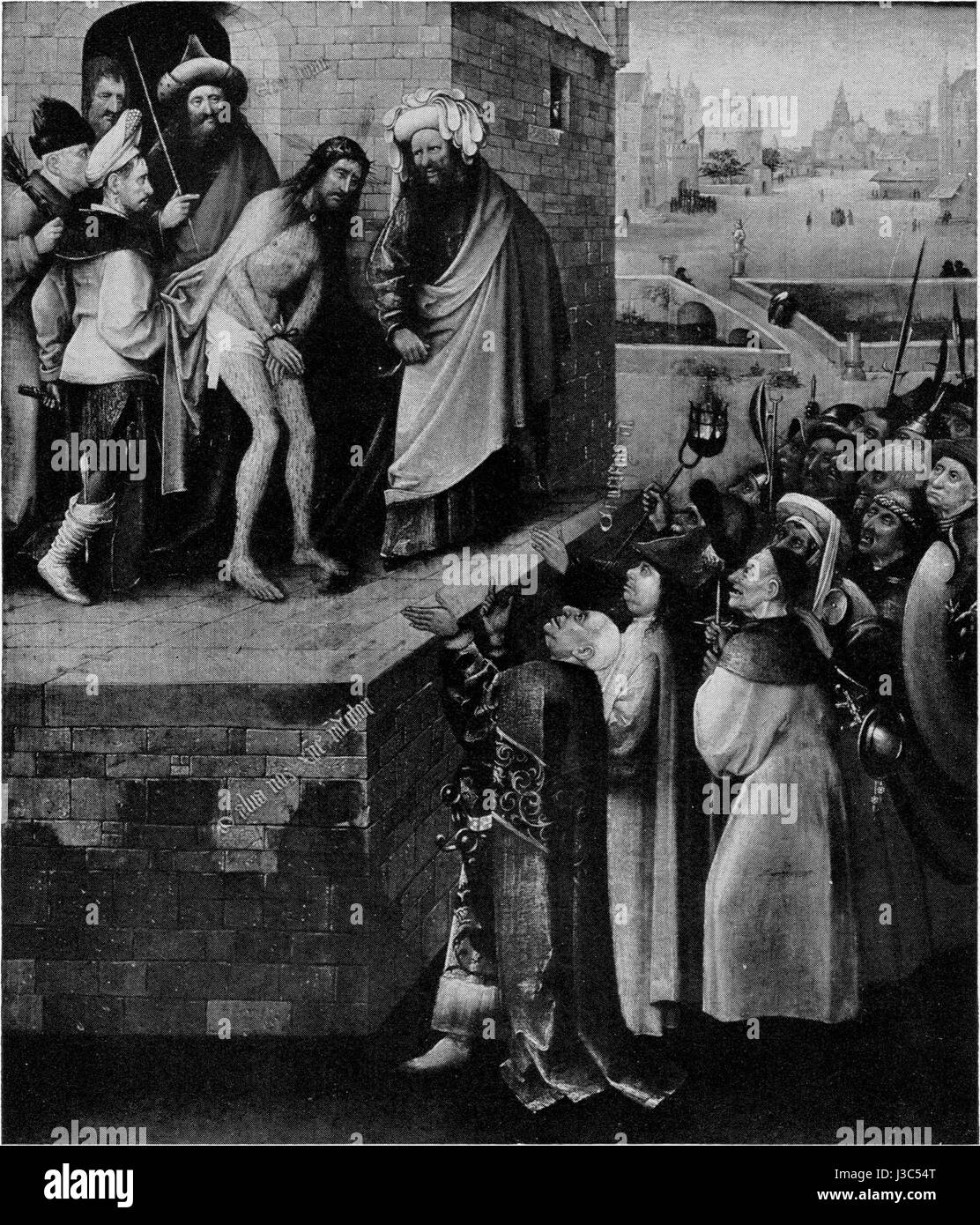 Ecce Homo von Hieronymus Bosch (Vermeylen 1939) Stockfoto