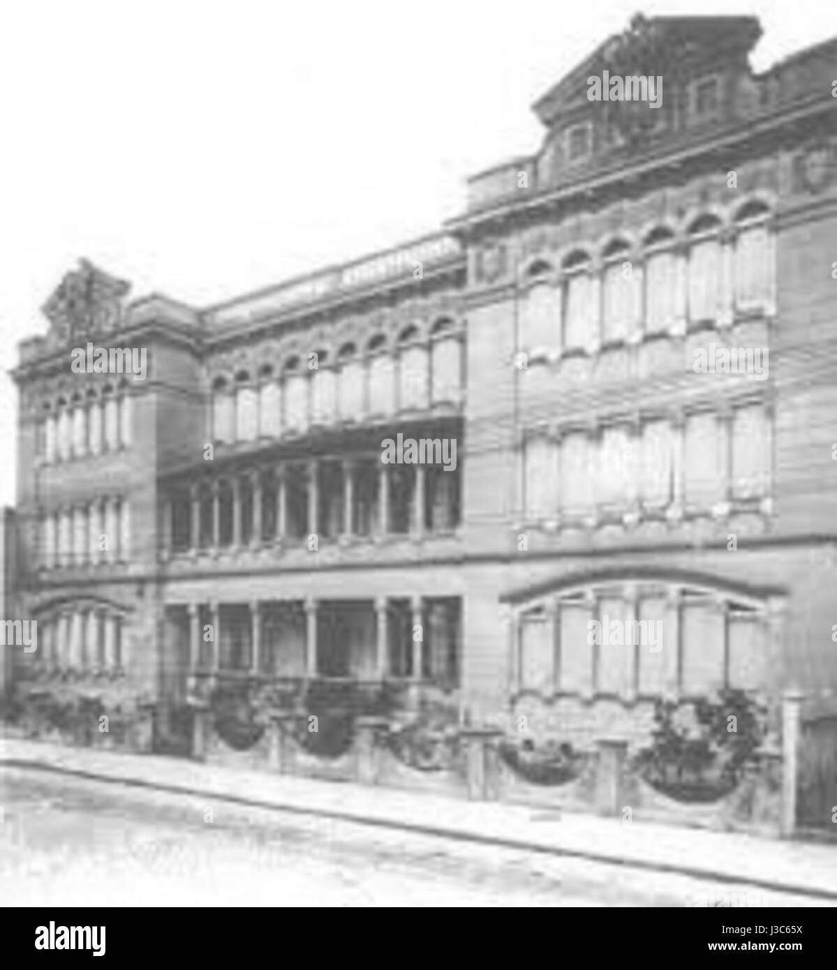 ETEC Carlos de Campos ist eine technische Schule in SÃ Paulo, Brasilien, die für ihre Beiträge zur Ausbildung und Berufsausbildung in Ingenieurwesen und Technologie bekannt ist. Stockfoto
