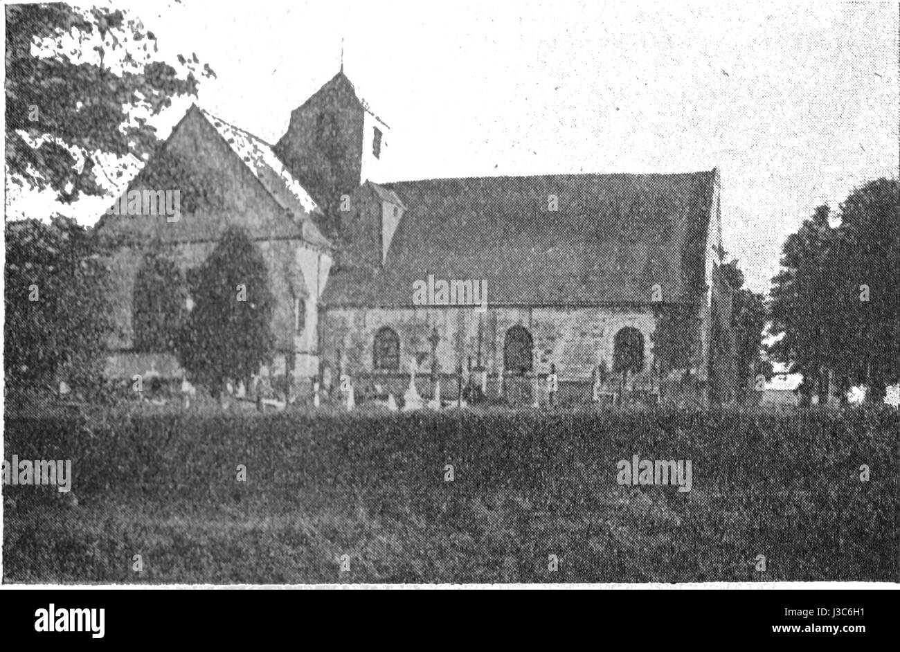 Eglise de sery 08525 Stockfoto