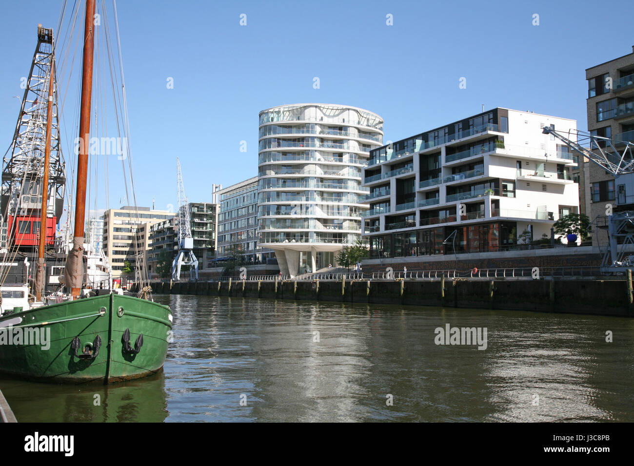 Hamburger Speicherstadt Stockfoto