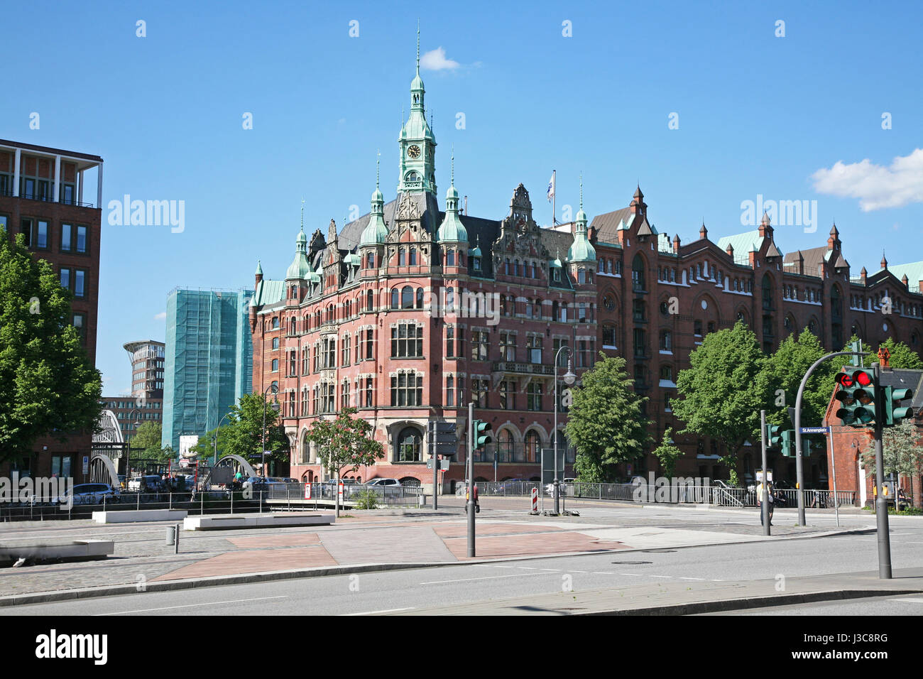 Hamburger Speicherstadt Stockfoto