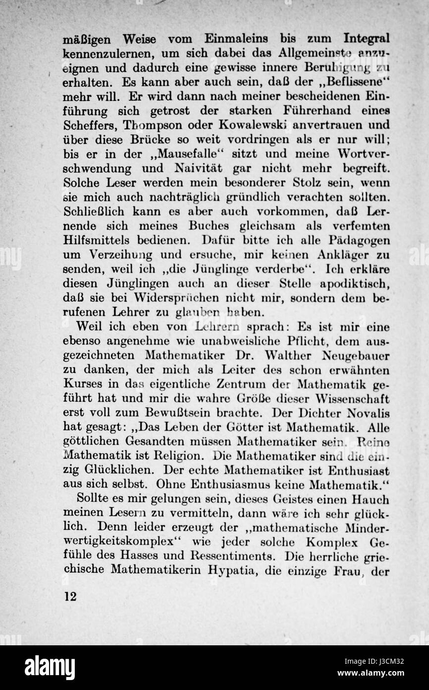 E Vorwort4 Vom Einmaleins Zum Integral Stockfoto