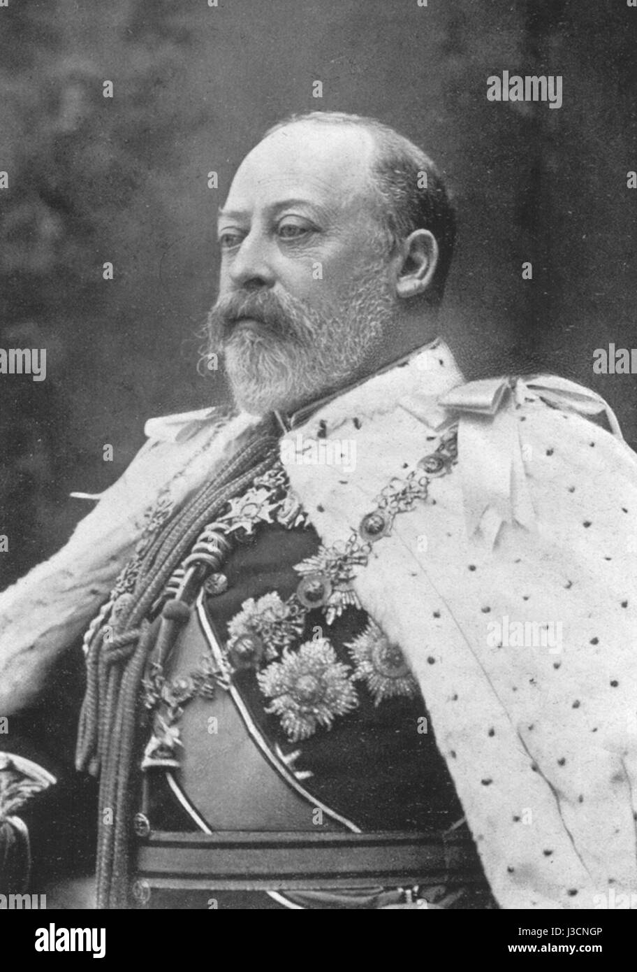Eduard VII Stockfoto