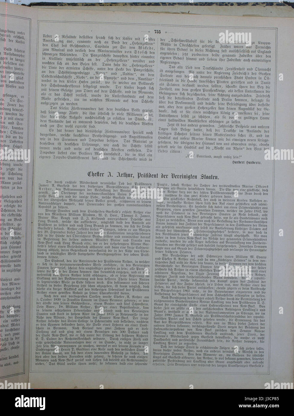 Diese Ausgabe der 1881 erschienenen „Gartenlaube“ enthält kulturelle, literarische und soziale Artikel, die gesellschaftliche Themen und visuelle Kultur des 19. Jahrhunderts beleuchten. Stockfoto