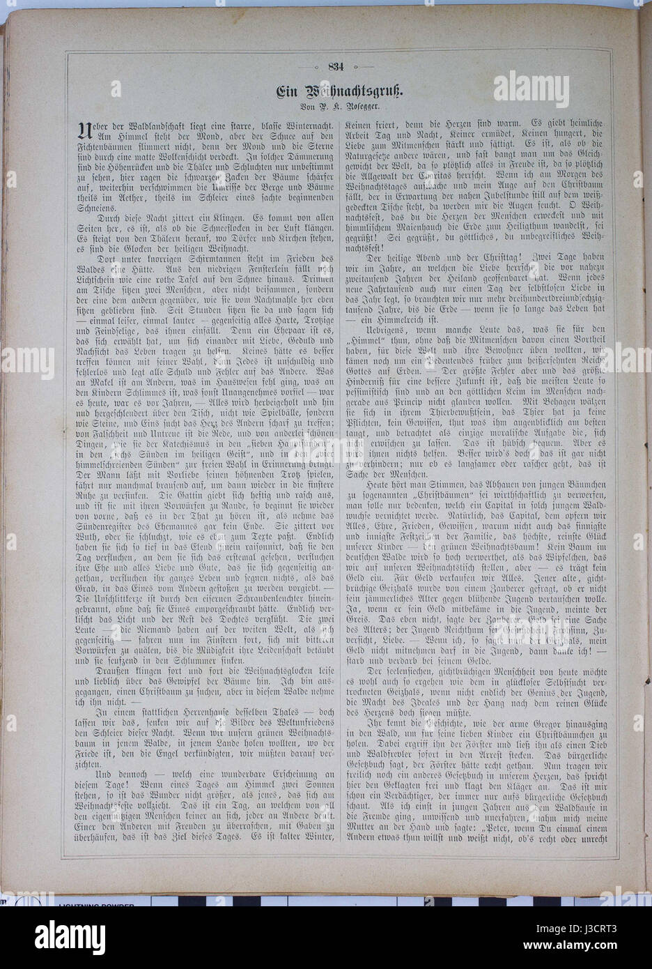 Die Gartenlaube, eine deutsche Zeitschrift, die 1884 erschien, war eine bedeutende Publikation, die für ihre Beiträge zur deutschen Literatur, Kunst und Kultur im späten 19. Jahrhundert bekannt war. Stockfoto