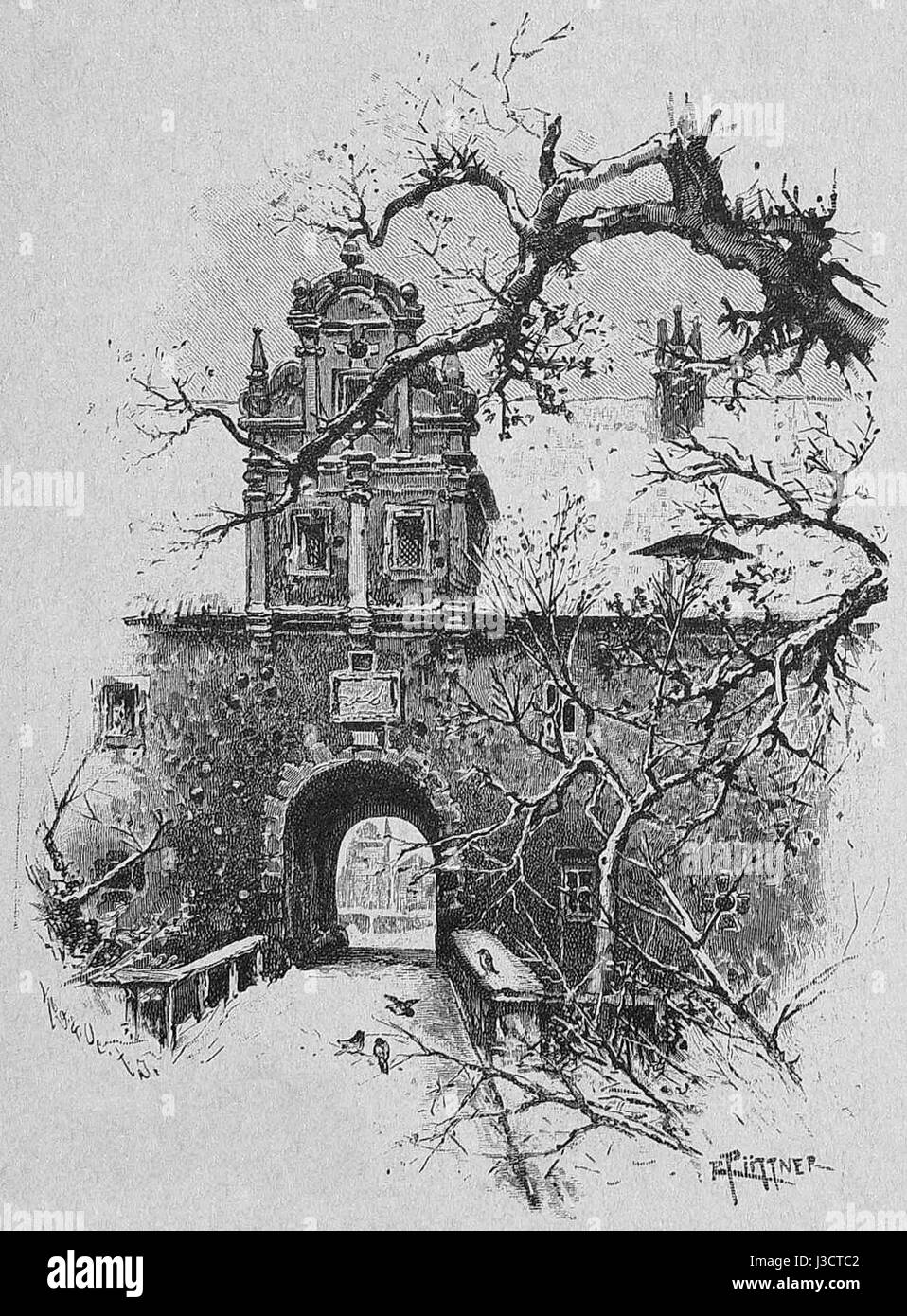 Die Gartenlaube war eine populäre deutsche Zeitschrift des 19. Jahrhunderts, die Literatur, Kunst und Kultur thematisierte. Band 128 aus dem Jahr 1884 erfasst die intellektuellen und kulturellen Entwicklungen der Zeit. Stockfoto