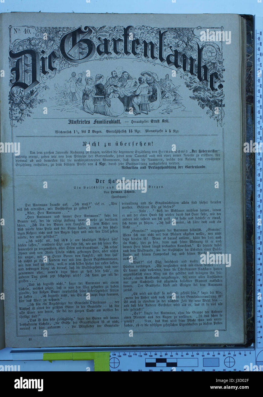 Sterben die Gartenlaube (1867) 625 Stockfoto