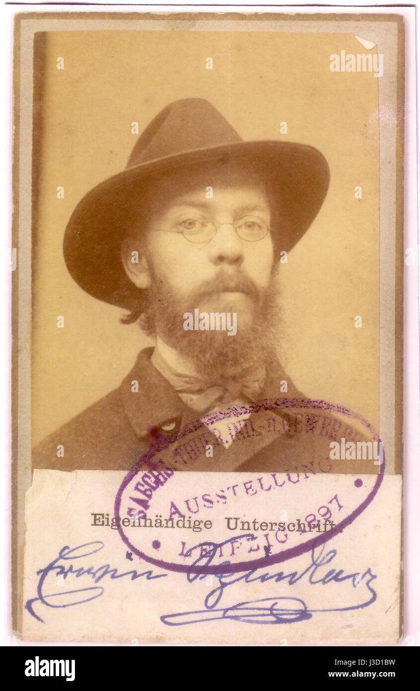 Erwin Spindler (1860â€„1926) war ein deutscher Landschaftsmaler, der für seinen spätromantischen und realistischen Stil bekannt war. Er studierte an der Königlich Sächsischen Akademie der Bildenden Künste in Dresden und später in München. Obwohl Spindler im Alter von fünf Jahren taub wurde, hatte er eine produktive Karriere und produzierte etwa 400 Zeichnungen, Aquarelle und Ölgemälde sowie über 500 Postkarten nach seinen Entwürfen. Seine Werke befinden sich in verschiedenen Museen, darunter im Museum für Bildende Künste in Leipzig. Stockfoto