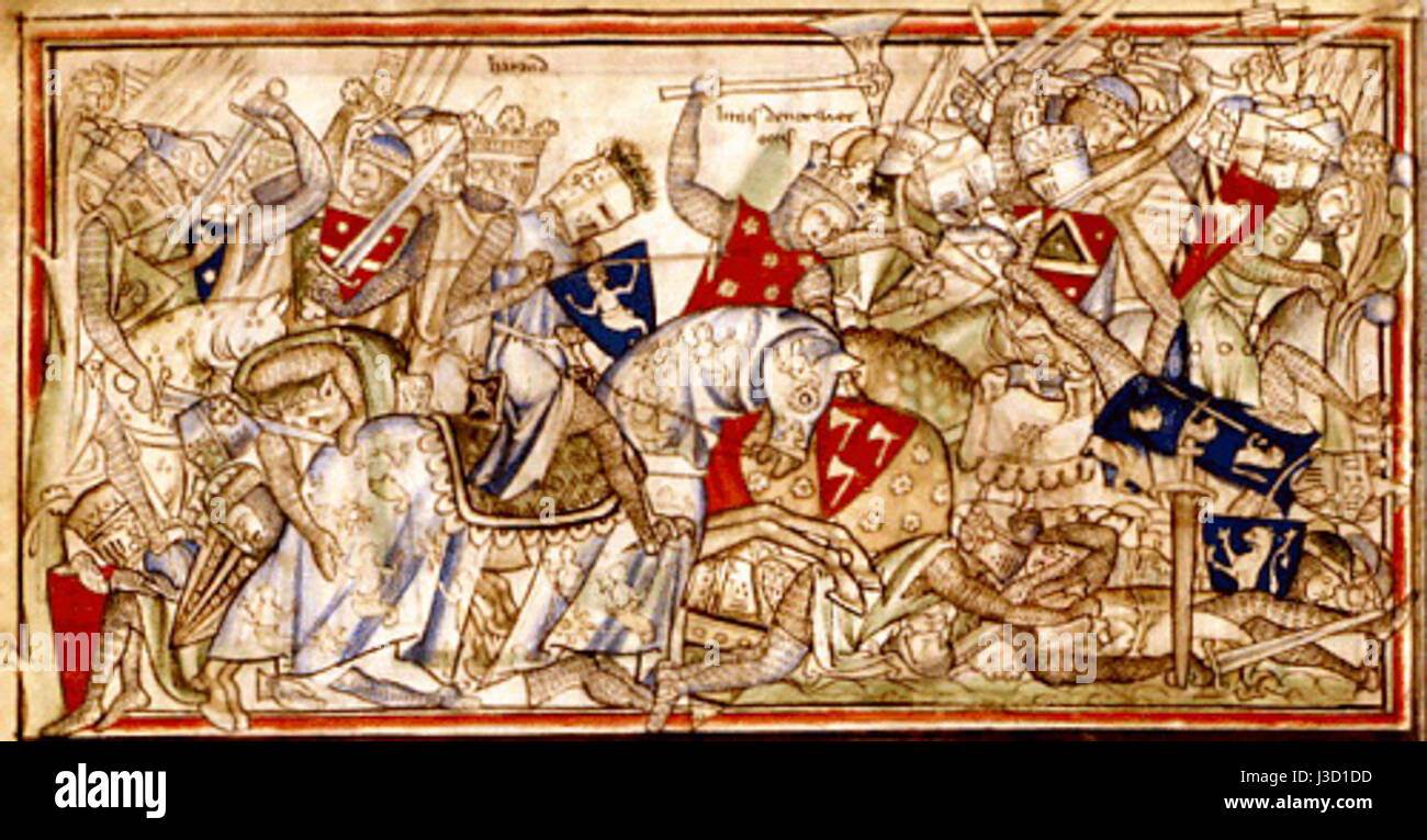 Edward der Beichtvater Ee.3.59 fol.32v Stockfoto