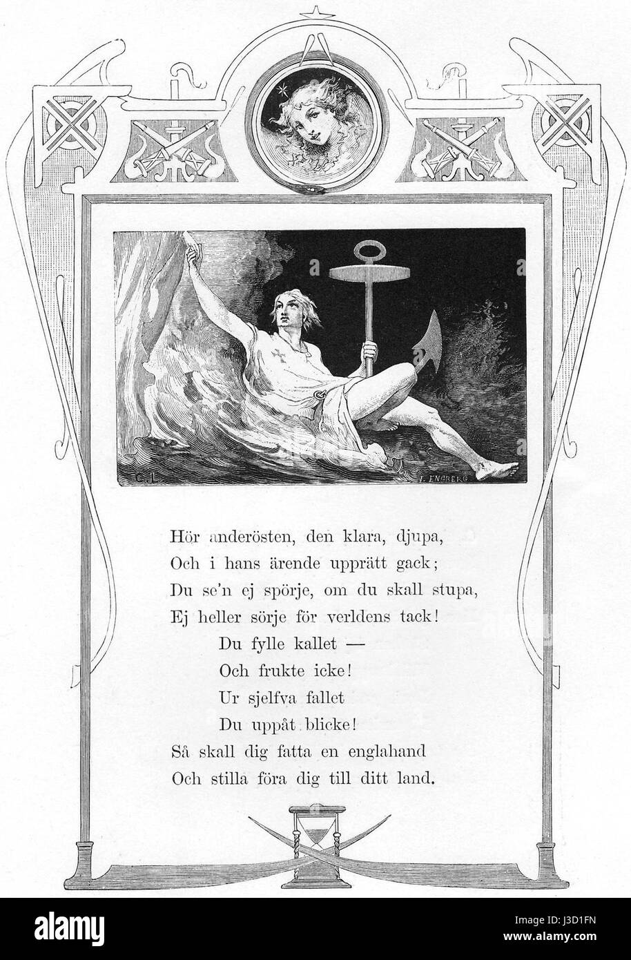 DodensEngel1880-025 Stockfoto