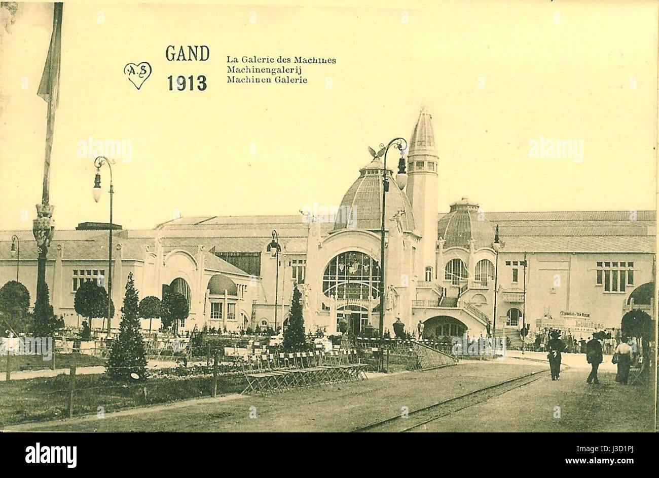 Weltausstellung Gand 1913 6 Stockfoto
