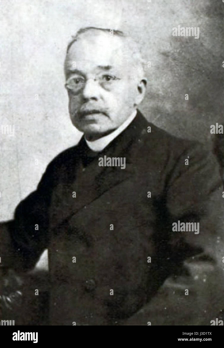 Ein Porträt von Enrique Mac Iver, einer bemerkenswerten historischen Figur, das seinen Beitrag zu seinem Feld und seinem Erbe veranschaulicht. Stockfoto