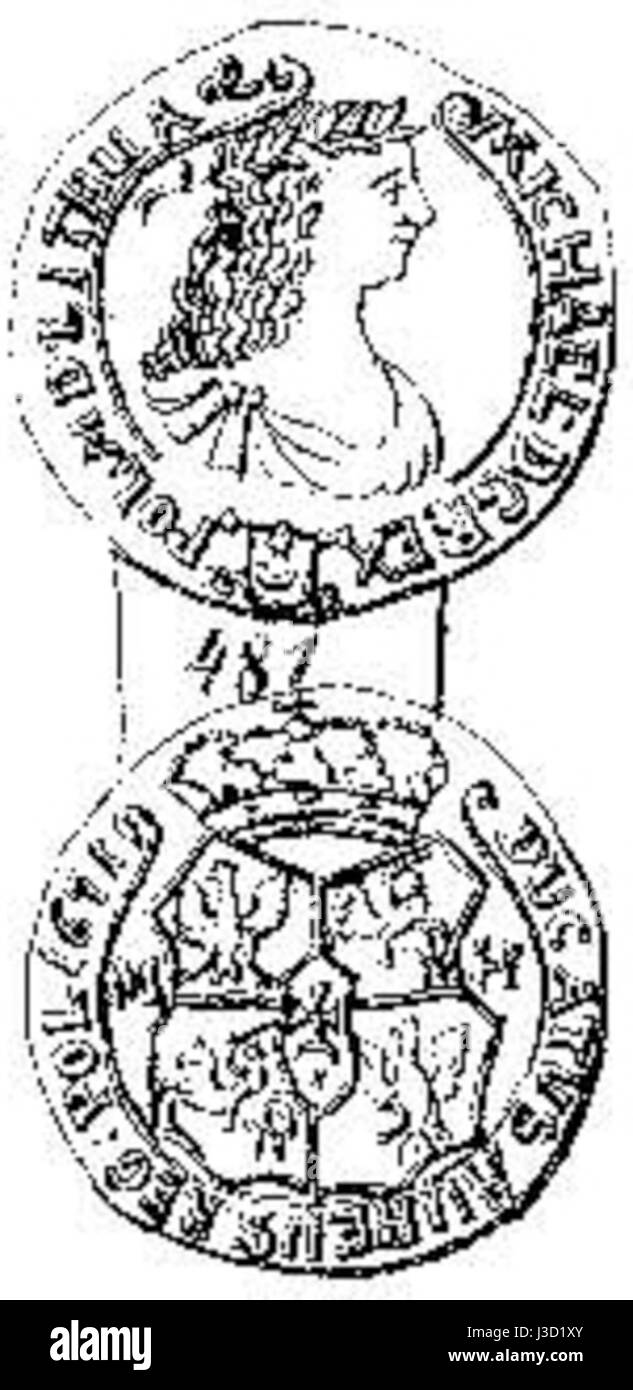 Dukat Koronny MKW 1671r Stockfoto