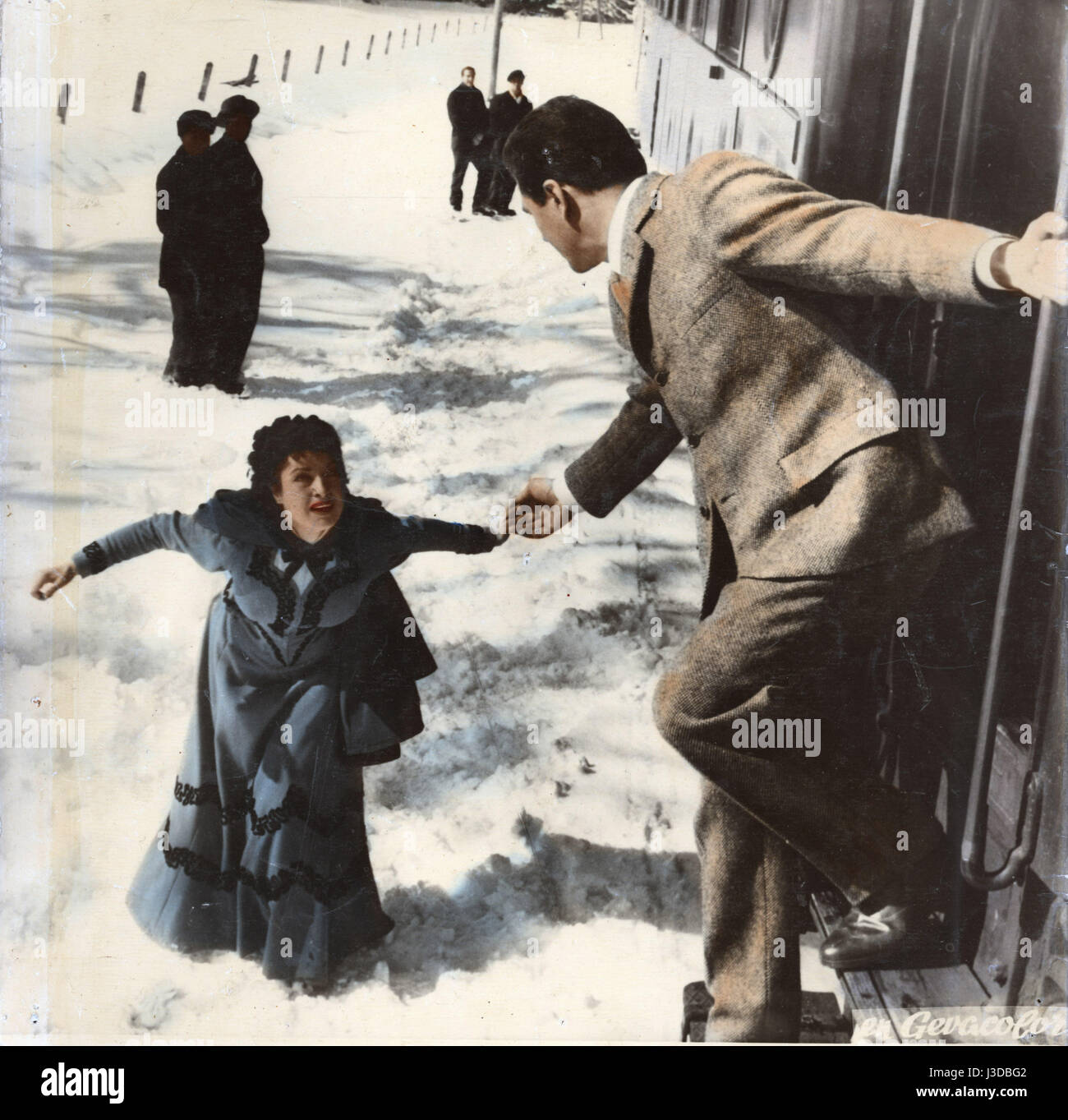 Orient Express-Jahr: 1954 Frankreich / Italien-Regie: Carlo Ludovico Bragaglia Henri Vidal, Silvana Pampanini Stockfoto