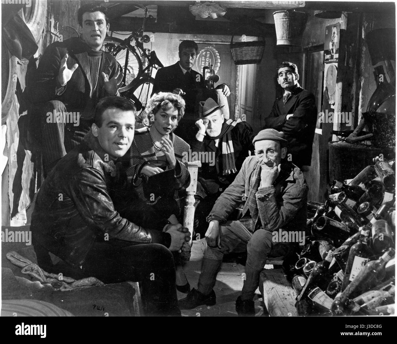 Ich Soli ignoti Jahr: 1958 Italien Vittorio Gassman, Renato Salvatori, Marcello Mastroianni, Totò Regie: Mario Monicelli Stockfoto