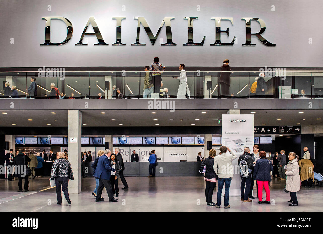 Ordentliche Hauptversammlung der Daimler AG Stockfoto