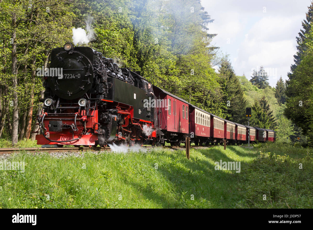 Die Harzer Schmalspurbahnen Stockfoto
