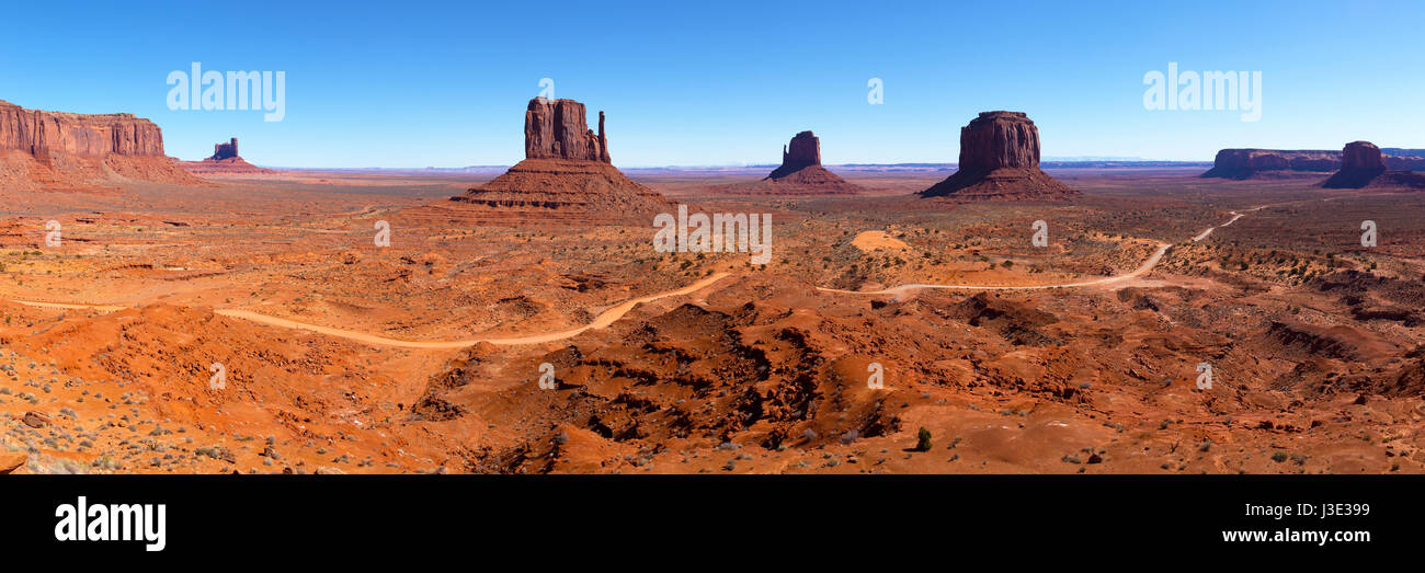 Monument Valley Navajo Tribal Park, Arizona Stockfoto