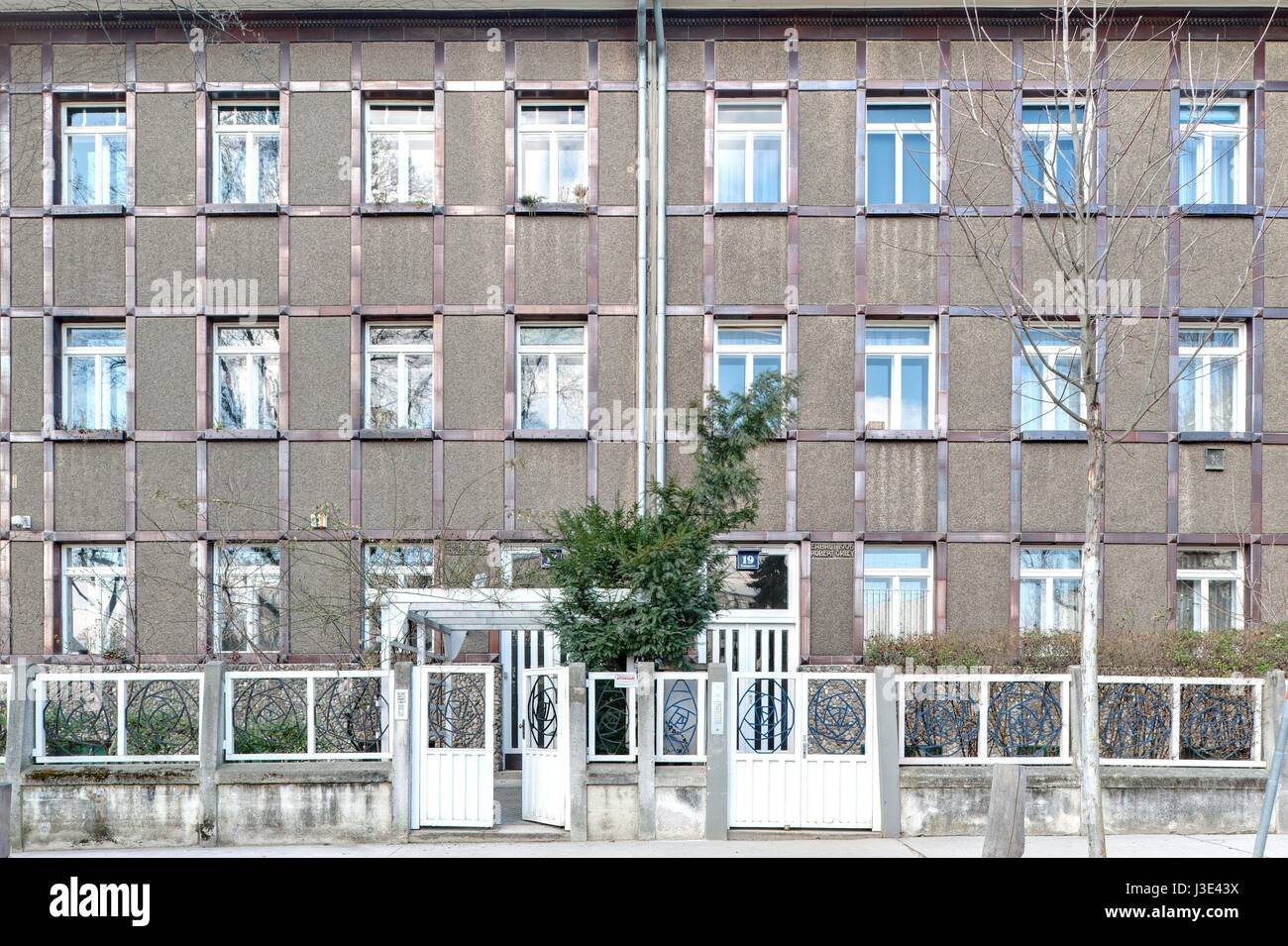 Wien, Wohnhaus Vegagasse 17 – 19 von Robert Oerley Stockfoto