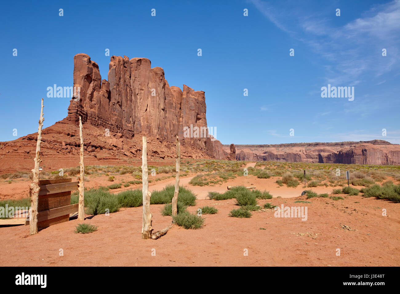 Monument Valley, Arizona, Vereinigte Staaten von Amerika Stockfoto