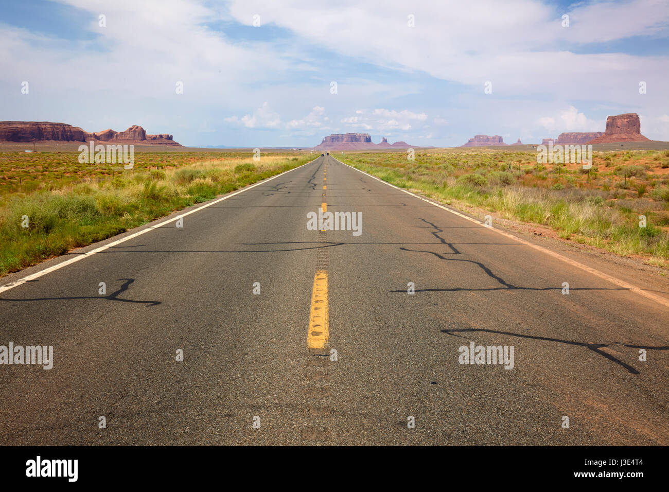 Straße in Arizona, Vereinigte Staaten von Amerika Stockfoto