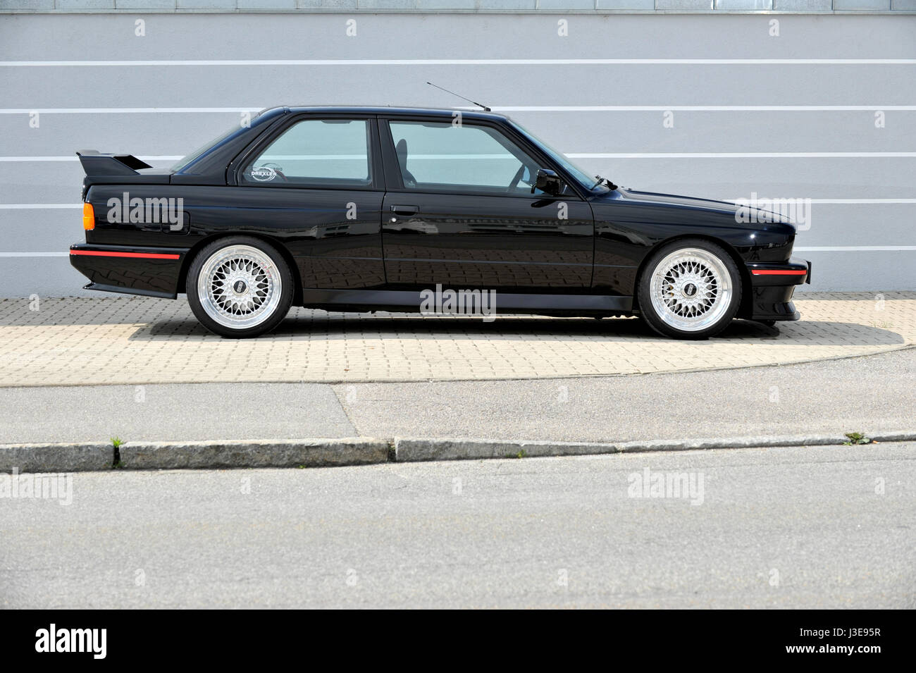 BMW E30 Form M3 Deutsch super Limousine Stockfoto