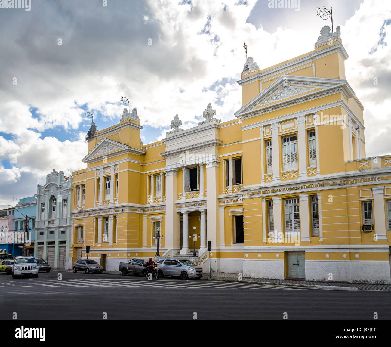 Associacao Comercial (Trade Association) Gebäude in der Altstadt - Joao Pessoa Paraiba, Brasilien Stockfoto