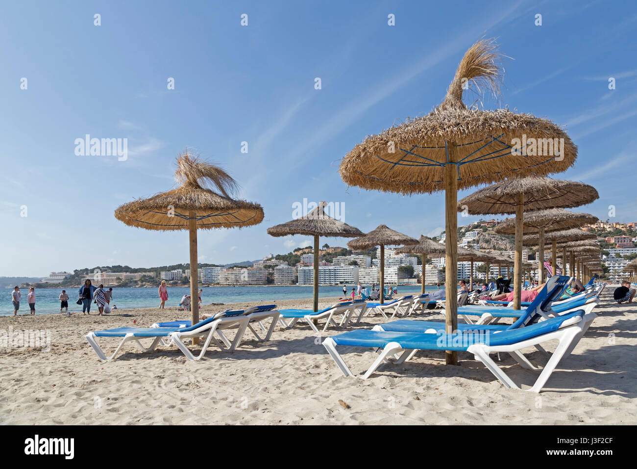 Strand von Santa Ponca, Mallorca, Spanien Stockfoto