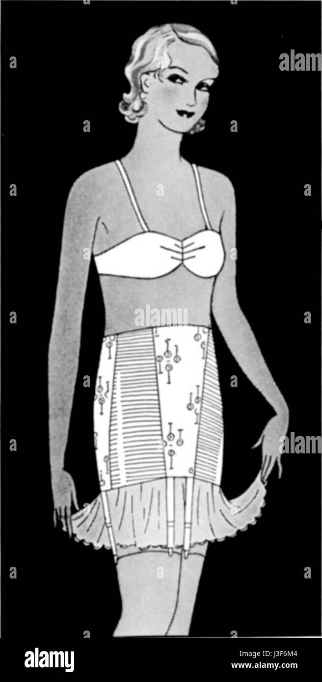 „Moden und Figuren: Slenderette“ ist eine Publikation oder ein Style Guide, der sich auf schlanke Mode und Körpertypen konzentriert und Trends und Styles für ein bestimmtes Körperbild hervorhebt, das ideal in der Modewelt ist. Stockfoto