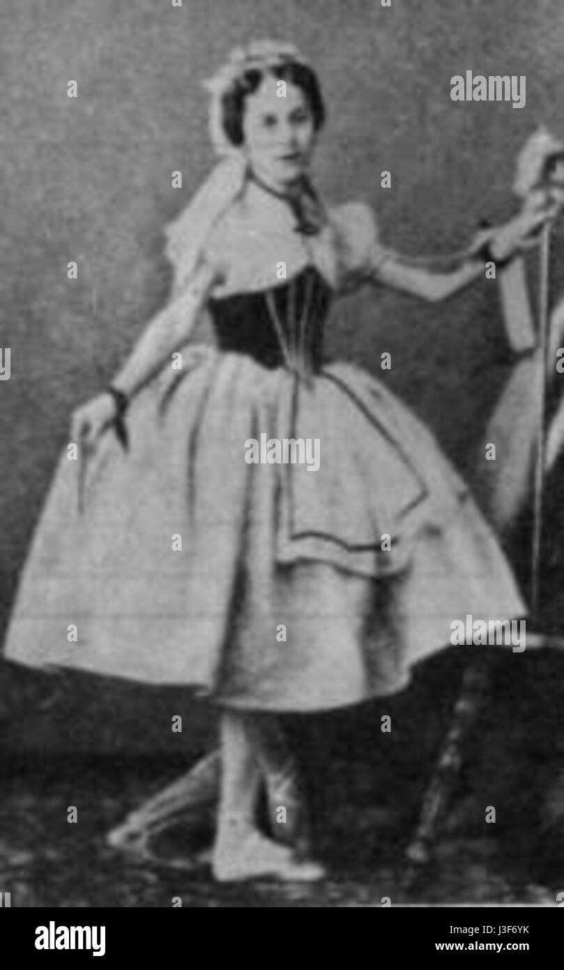 Fille Mal Gardee Lise Prichnova um 1870 Stockfoto