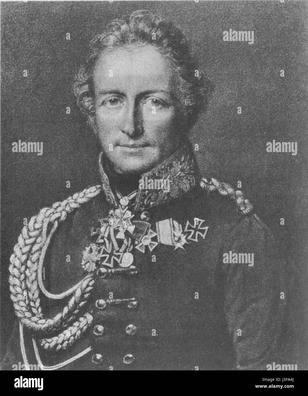 Friedrich August Ludwig von der Marwitz 1777 1837 Stockfoto