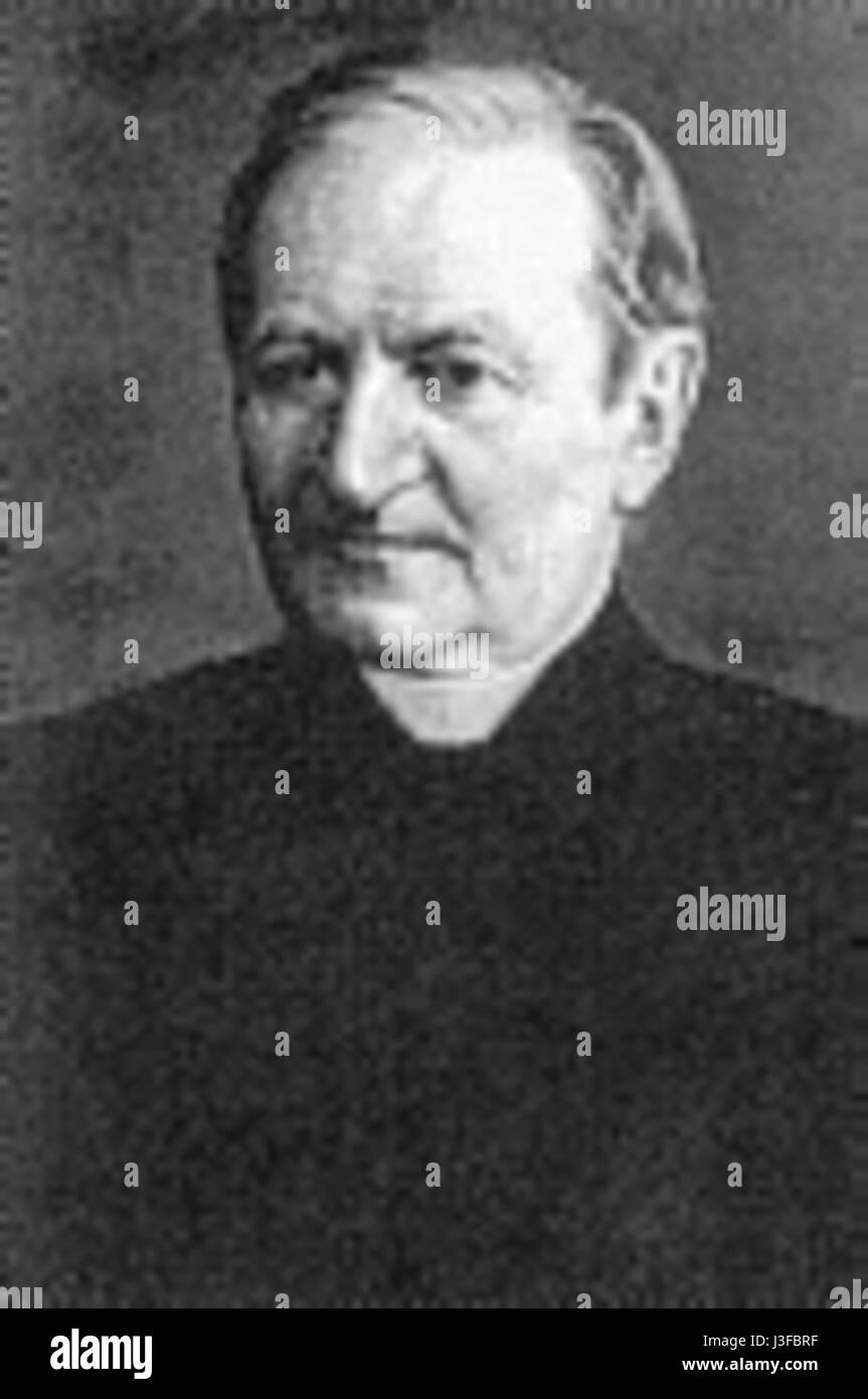 Pater Peter Semenenko CR war religiöse Persönlichkeit und Mitglied der Kongregation für die Auferstehung. Seine Beiträge für die religiöse Gemeinschaft konzentrierten sich auf die Verbreitung des Glaubens und den Dienst im pastoralen Bereich. Stockfoto