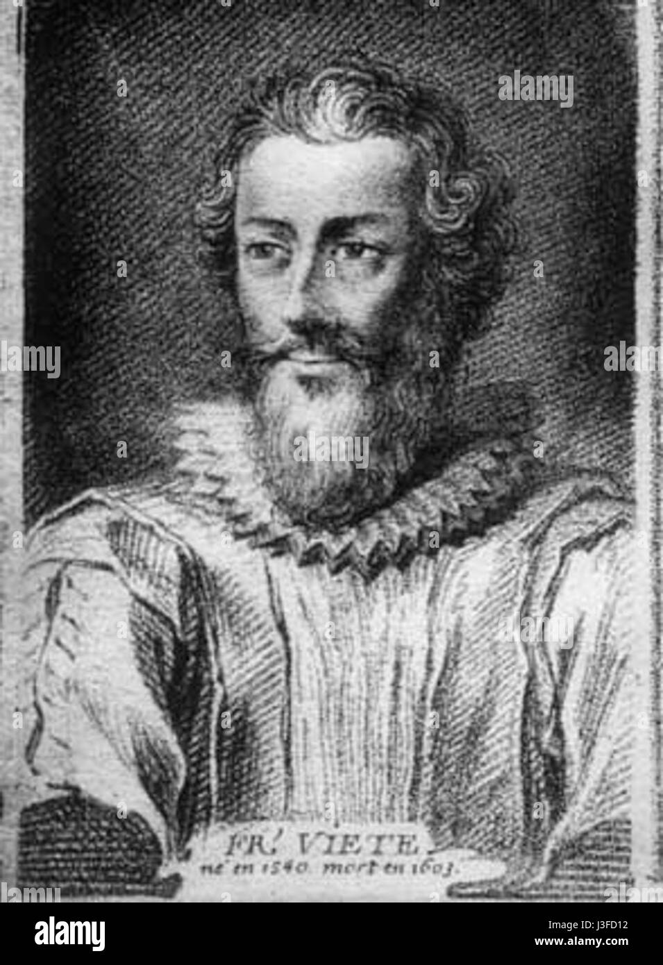 Francois Viete Stockfoto