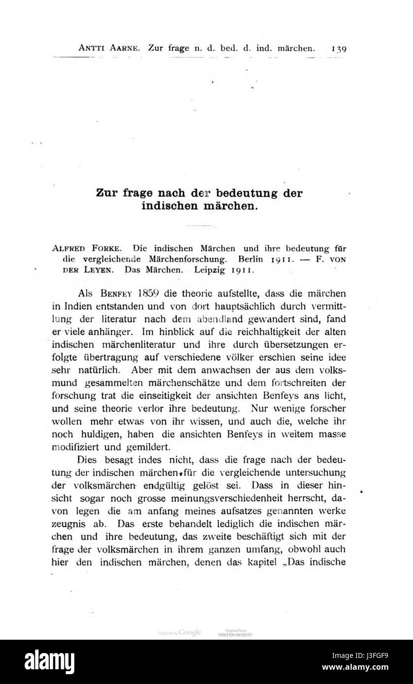 Noch Ugrische Forschungen 12 139 Stockfoto