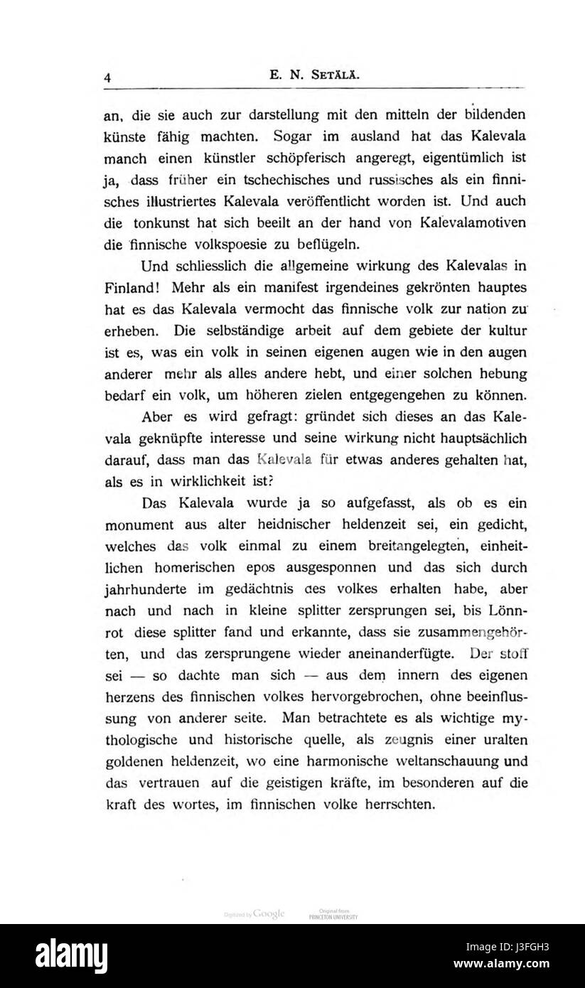 Noch Ugrische Forschungen 10 004 Stockfoto