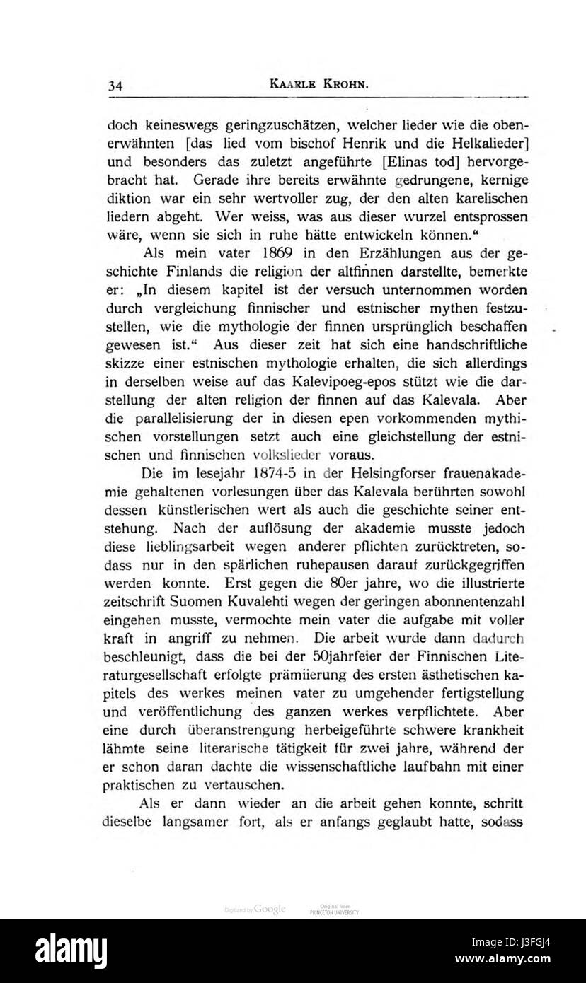 Noch Ugrische Forschungen 10 034 Stockfoto