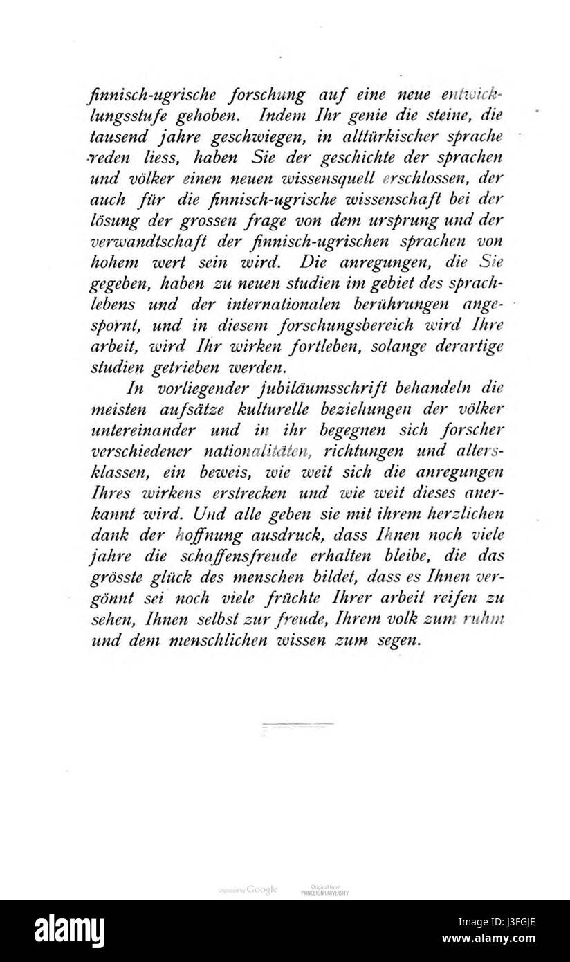 Noch Ugrische Forschungen 12 000 G Stockfoto